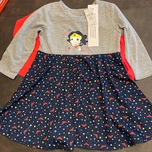 NWT Toddler 2T Gap Wonder Woman Dress with Cape